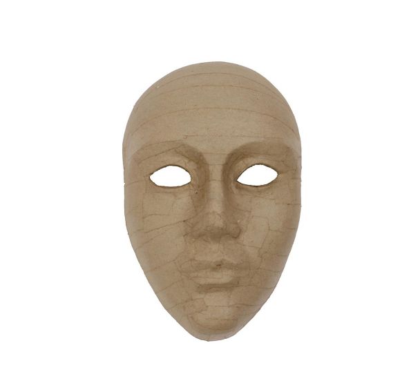 Masque face intégrale 11x17x24cm (Lot de 4)