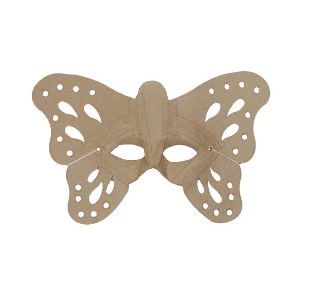 Masque papillon 8x23,5x19,5cm (Lot de 4)
