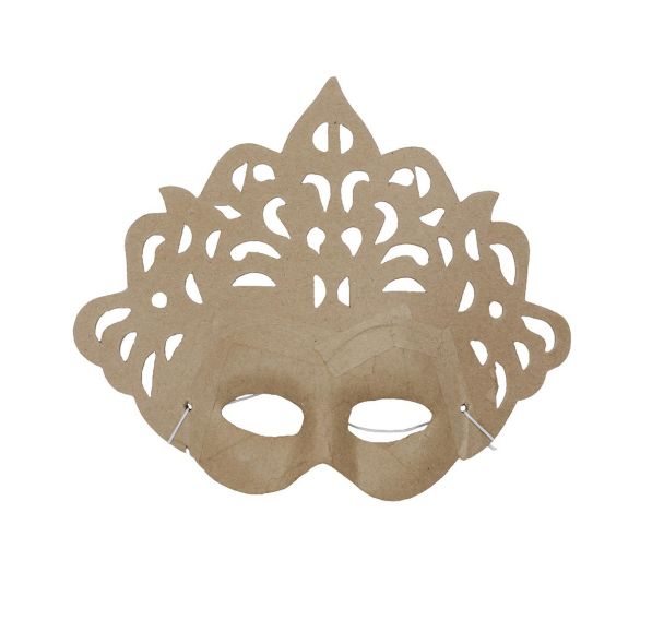 Masque princesse 8x23x18cm (Lot de 4)