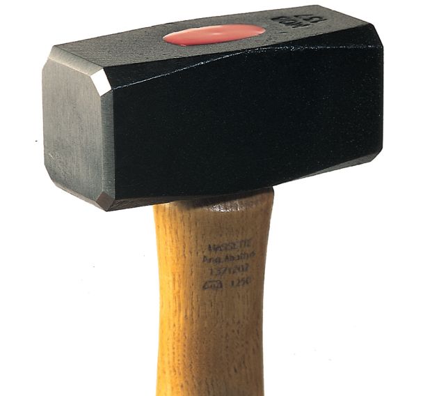 Massette angles abattus manche bois