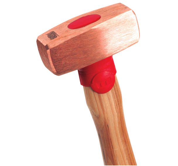 Massette cuivre manche bois