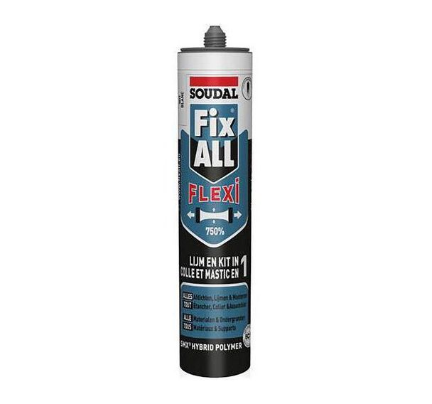 Mastic-colle pour collage et jointoyage Fix All - Soudal