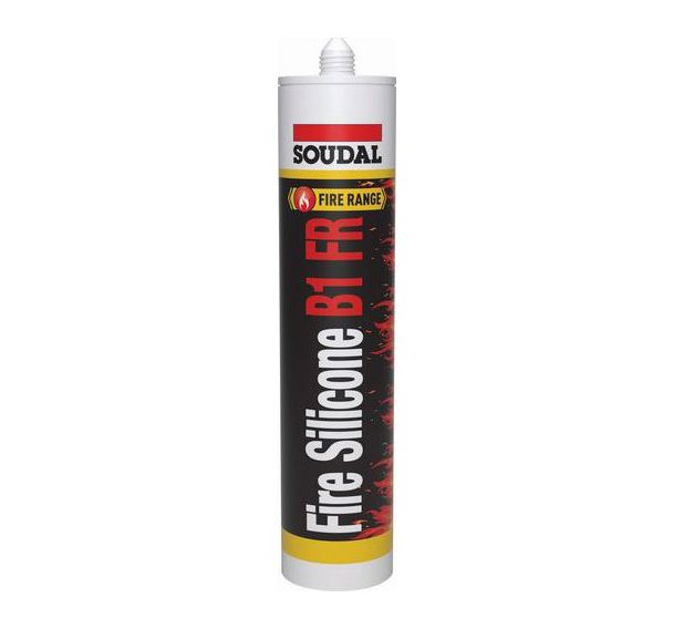 Mastic FIRE SILICONE B1 FR blanc 300 ml
