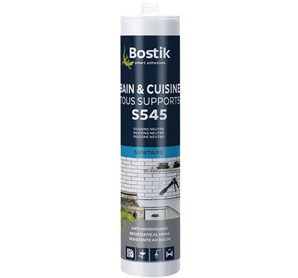 Mastic bain cuisine S545 blanc cartouche 300ml