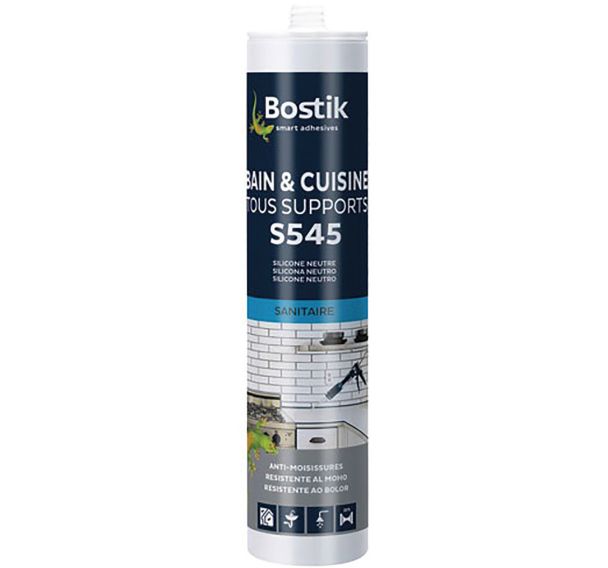 Mastic bain cuisine S545 translucide cartouche 300ml