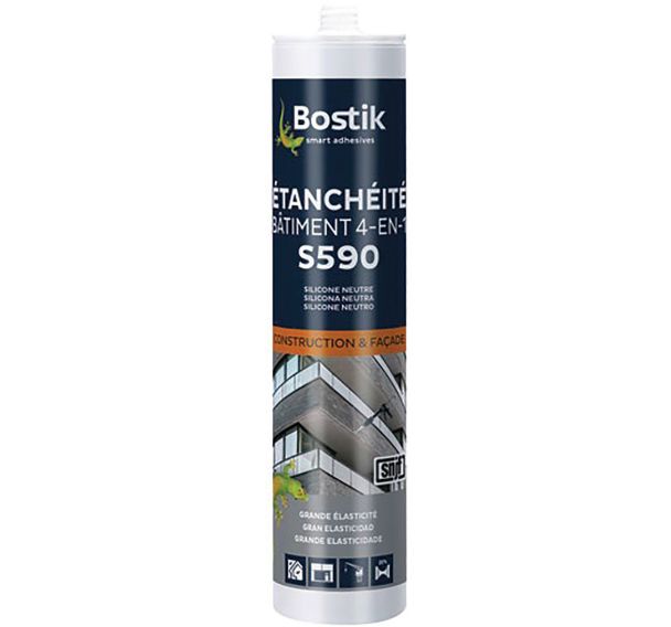 Mastic bâtiment 4en1 S590 cartouche 300ml transparent