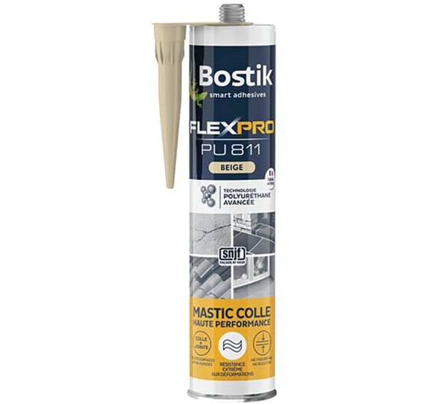 Mastic colle flexpro PU811 beige 300ml