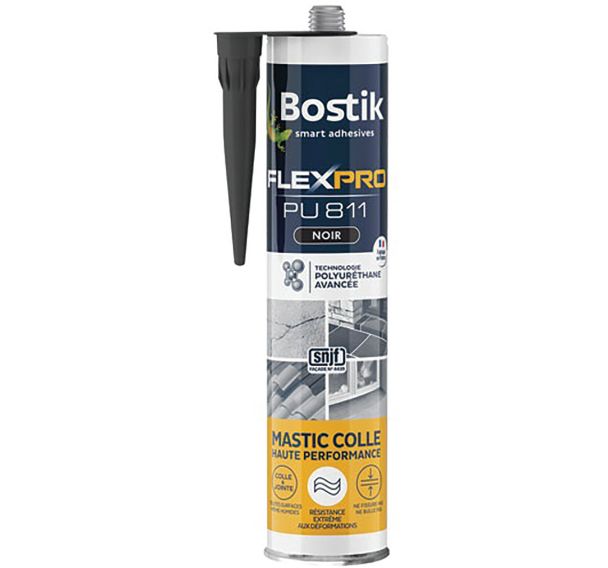 Mastic colle flexpro PU811 noir 300ml
