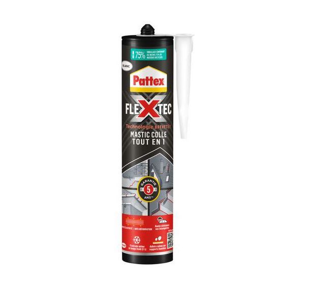 Mastic colle tout en un Flextec - Pattex