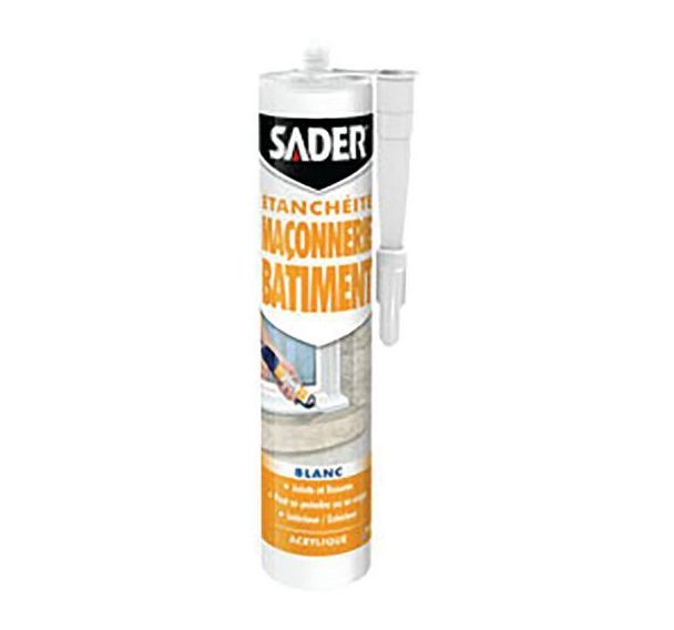 Mastic d'étanchéité pour maçonnerie et batiment - Sader
