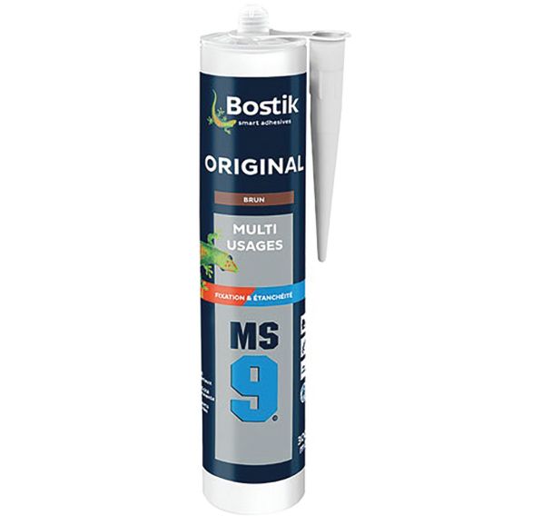 Mastic fixation MS9 original 310ml  brun