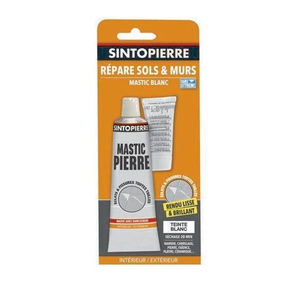 Mastic pierre répare sols et murs - 100g