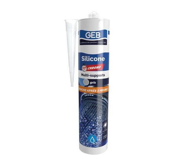 Mastic silicone 60 min chrono - 280 ml - Geb
