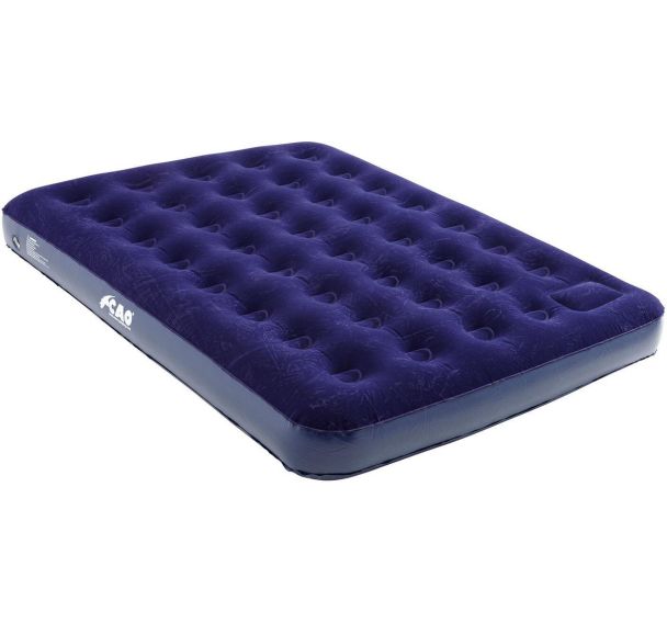 Matelas gonfleur intègré 2 personnes Cao Camping bleu