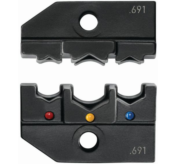 Matrice de sertissage cosses PIDG pré-isolées 0,5 à 6mm²