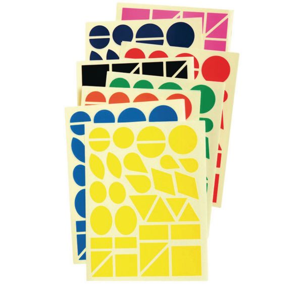 Maxi-gommettes géométriques