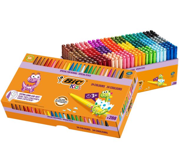 Maxi classpack 288 feutres Visacolor Bic