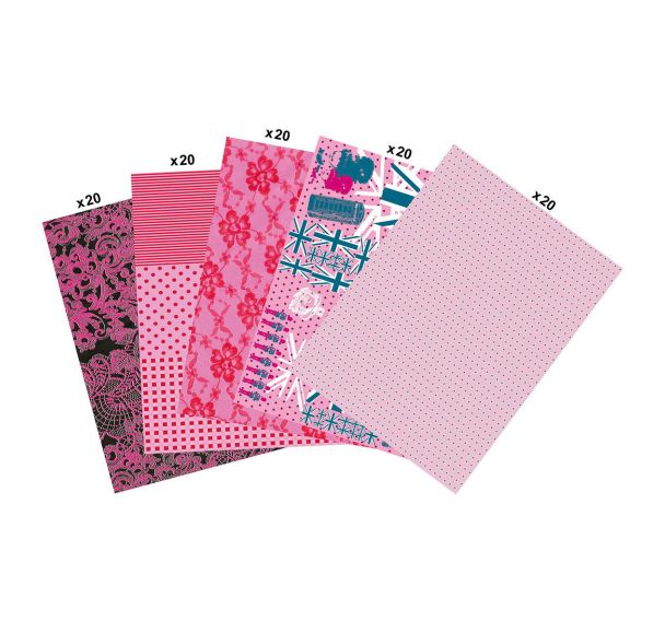 Maxi pack 100 feuilles A - Decopatch