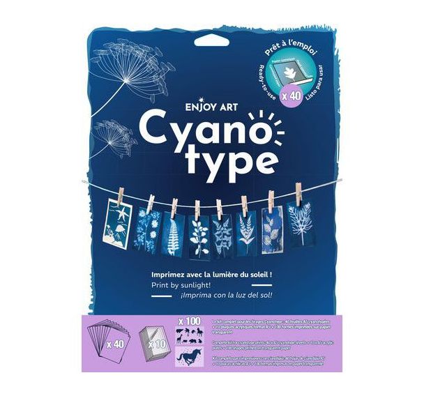 Maxi pack atelier cyanotype prêt à l'emploi