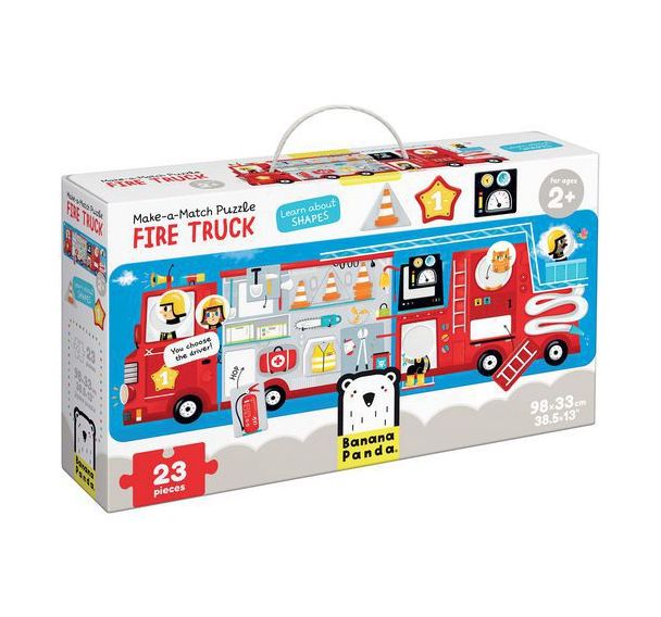 Maxi puzzle camion de pompier