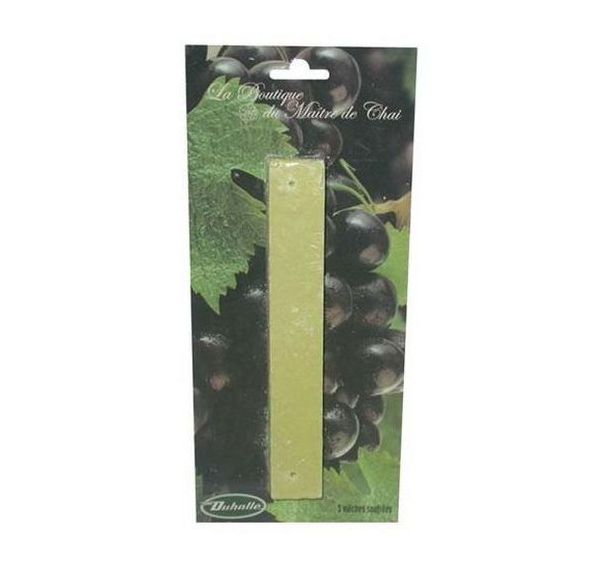 Mèche soufrée jaune - Lot de 3