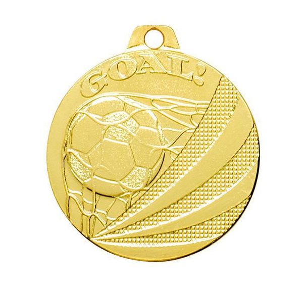 Médaille - football ballon - or - 40 mm