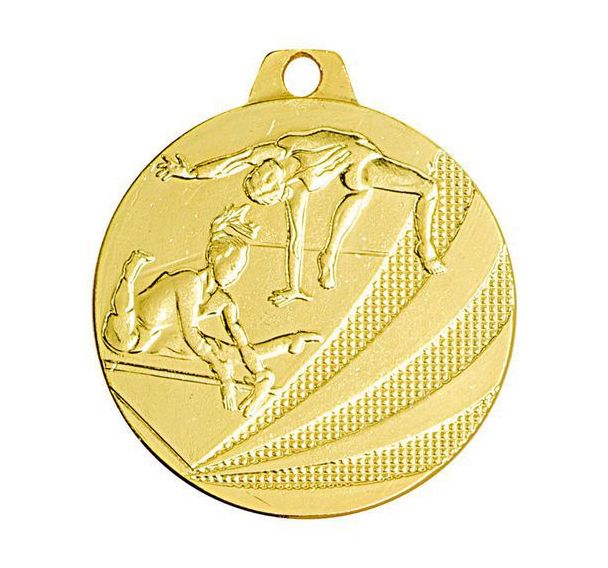 Médaille - gymnastique - or - 40 mm