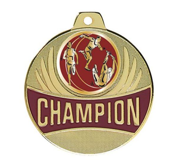 Médaille athlétisme - champion - 50mm