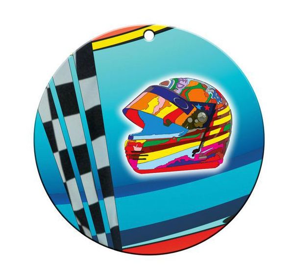Médaille céramique - sports automobiles - 70mm