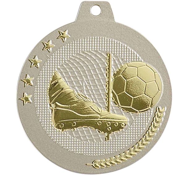 Médaille foot sable et or - highlight - 50mm