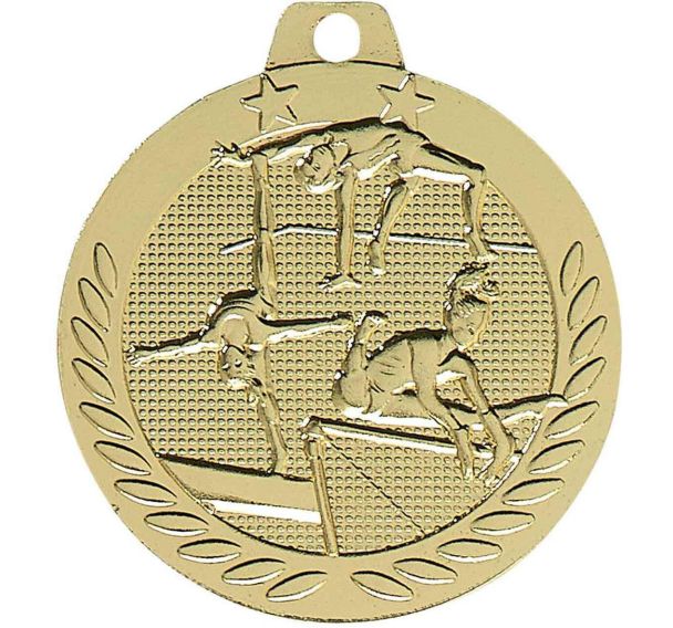 Médaille gym femme or - 40mm