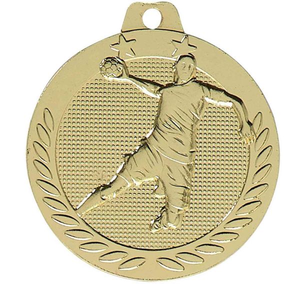 Médaille handball or - 40mm