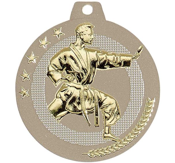 Médaille judo sable et or - highlight - 50mm