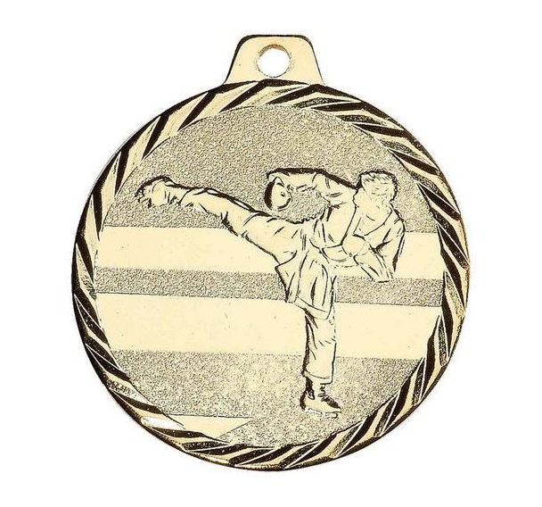 Médaille karaté or - 50mm