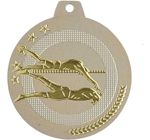 Médaille natation - highlight - 50mm