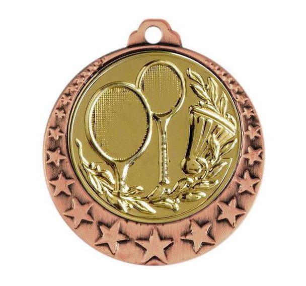 Médaille promotion badminton
