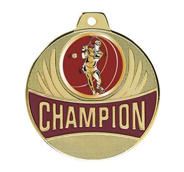 Médaille tennis - champion - 50mm