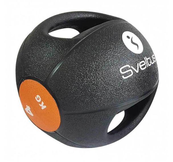 Médecine ball avec poignées - Sveltus