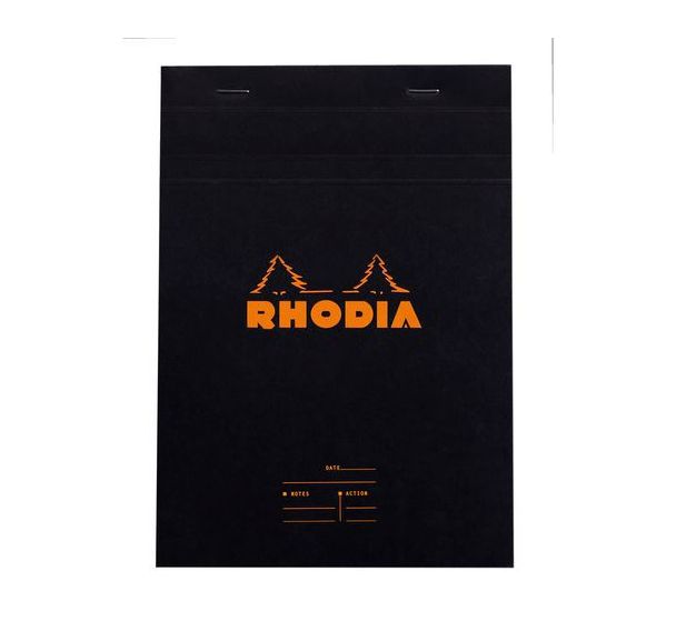 Meeting Pad - bloc noir N 16 A5 pré-imprimés détachables