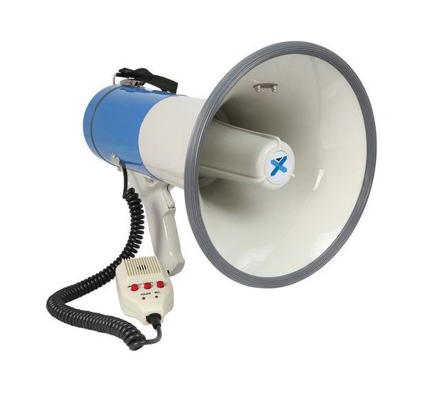 Mégaphone 60 W USB SD Sirène Microphone - MEG060