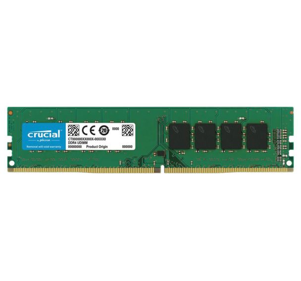 Mémoire RAM Crucial Classic DIMM DDR4 8Go 3200Mhz non ECC - Micron