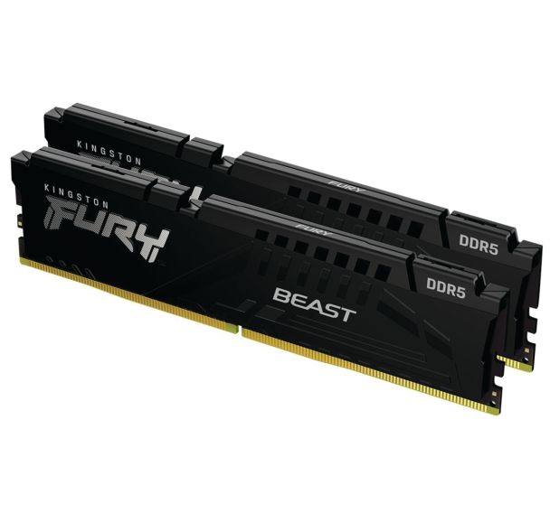 Mémoire RAM FURY Beast DIMM DDR5 2x32Go 5200 MHz CL38 on-die ECC - Kingston