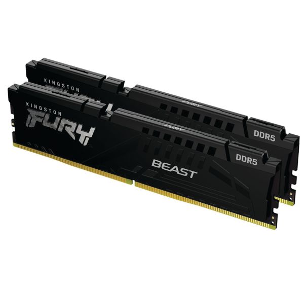 Mémoire RAM FURY Beast DIMM DDR5 2x32Go CL36 on-die ECC - Kingston
