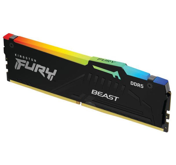Mémoire RAM FURY Beast RGB DIMM DDR5 32Go 5600Mhz on-die ECC - Kingston