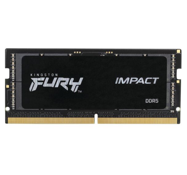 Mémoire RAM FURY Impact SoDIMM DDR5 2x16Go 4800MHz CL38 on-die ECC-Kingston