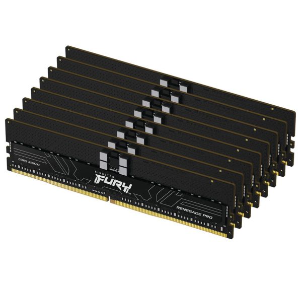 Mémoire RAM FURY Renegade Pro DIMM DDR5 8 x 32Go 6400MHz CL32 ECC -Kingston
