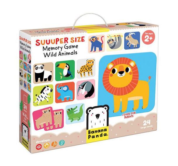 Mémory géant animaux sauvages