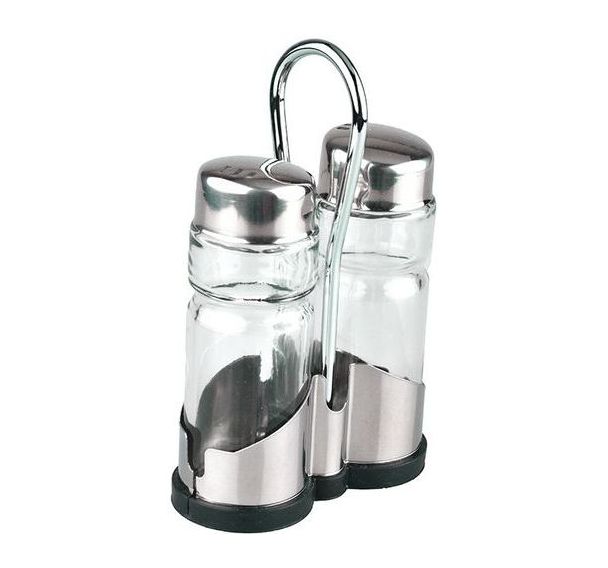 Ménagère deux pièces sel et poivre Luxus