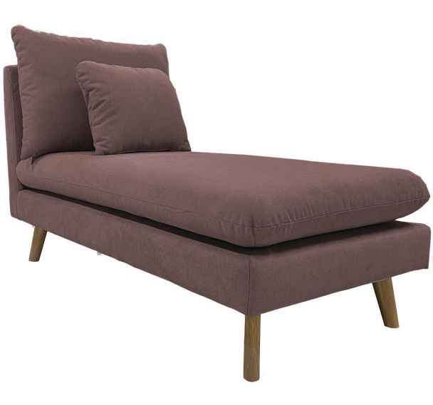 Méridienne Riga tissu polyester non classé feu