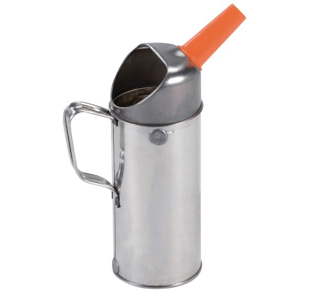 Mesure en fer blanc - Bec rigide en plastique